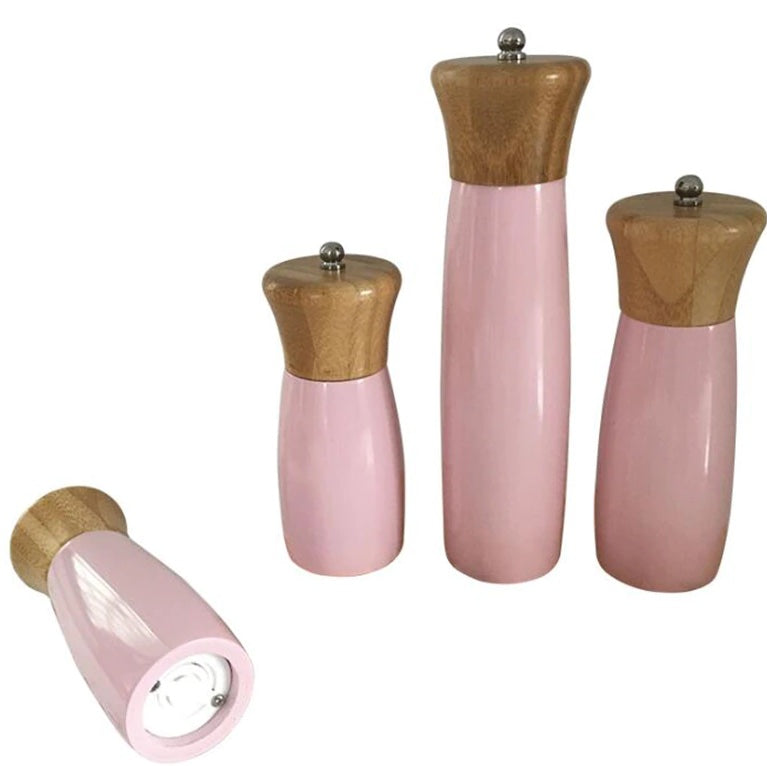 Pink Bamboo Manual Pepper Grinder (SM, M, LG)