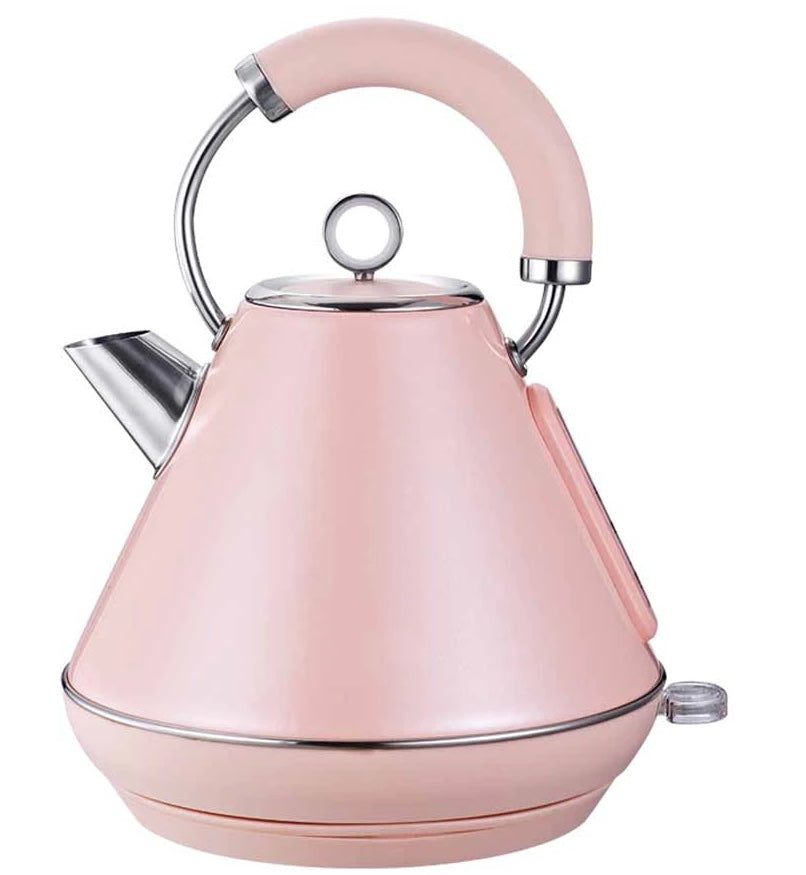 400ML Thermos Travel Water Boiler Smart Water Kettle Coffee Tea Thermal Cup  Electric Kettle PINK EU
