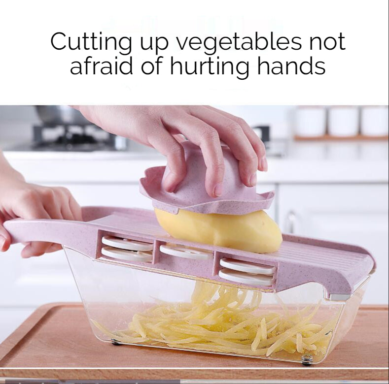 Pink Mandolin Vegetable Slicer
