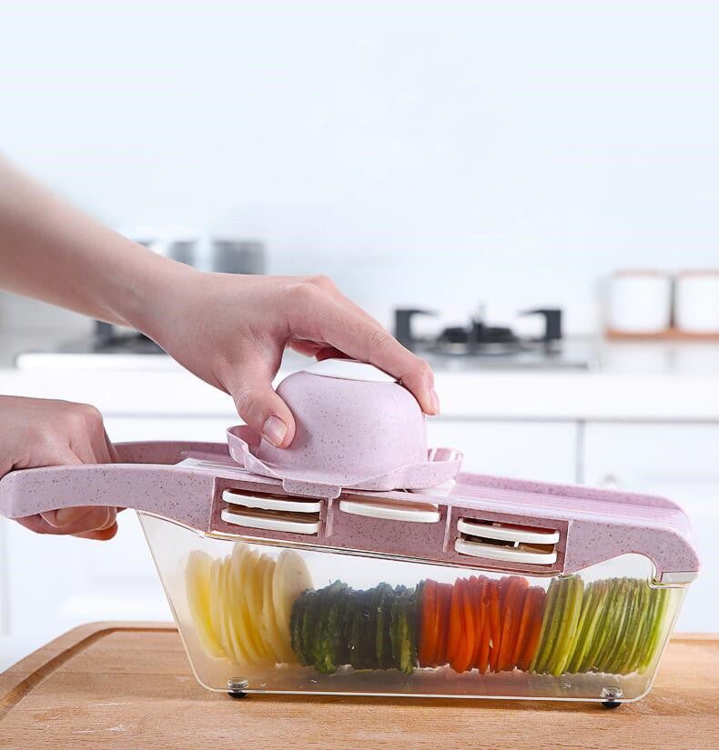 Pink Mandolin Vegetable Slicer