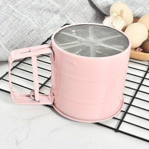 Pink Hand Held Flour Sifter