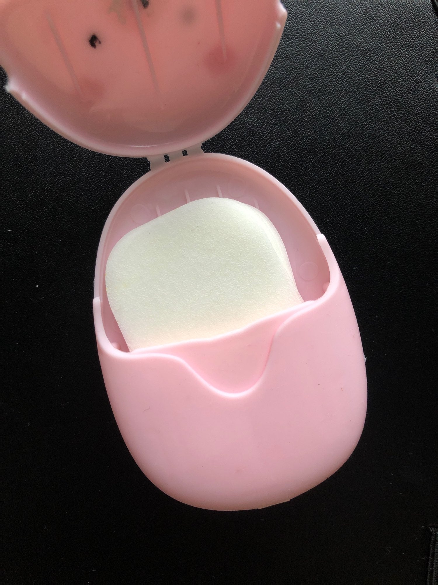 Pink-50 Pcs Portable Disposable Cleaning Soap (Bear)