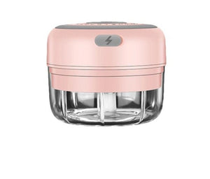 Pink Wireless Electric Food Processor/Chopper
