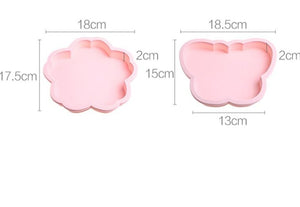 Pink Non-Stick Silicone Baking Pan (Butterfly or Cherry Blossom)