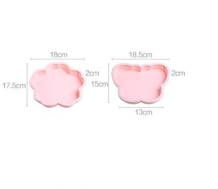 Pink Non-Stick Silicone Baking Pan (Butterfly or Cherry Blossom)