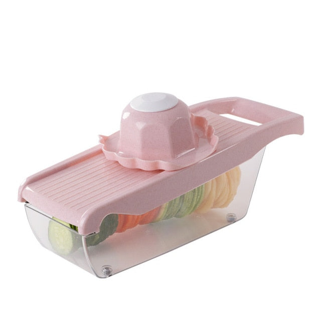 Pink Mandolin Vegetable Slicer