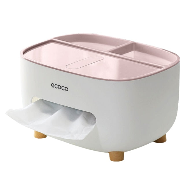 Pink 3 in 1 Tissue Organizer Boxes